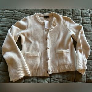 Quince Mongolian Cashmere Structured Cardigan